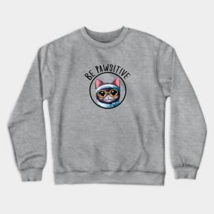 Stay Pawsitive Shirt, Be Pawsitive Shirt, Cat Positivity Shirt, Sarcastic Cat Shirt, cute paw t-shirt, Pawsitive Catitude, Funny Cat Lady Gift, Cat Mom Shirt Gift, Nerd Cat Shirt, Funny Nerdy Cat, Cute Nerd Cat Shirt, Cute Nerd Shirt, Cat Owner Gift Tee Crewneck Sweatshirt